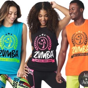 Zumba Muscle Tank BLUE
